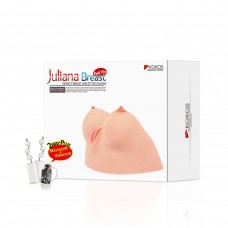 JULIANA BREAST, мастурбатор с вибрацией Грудь-вагина
