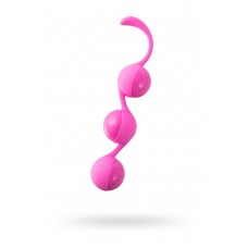 Вагинальные шарики Seven Creations, силиконовые, розовые, Ø3,5