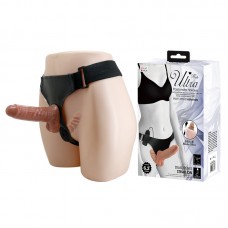 Страпон на трусиках с вагинальной пробкой с вибрацией Ultra Passionate Harness