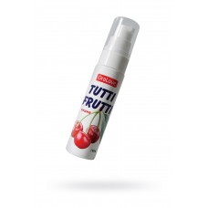 Съедобная гель-смазка TUTTI-FRUTTI для орального секса со вкусом вишни, 30 г