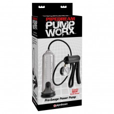 Вакуумная мужская помпа с датчиком давления Pump Worx Pro-Gauge Power Pump