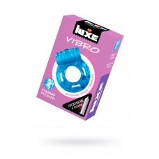 Виброкольцо LUXE VIBRO Кошмар русалки + презерватив, 1 шт, 18 см