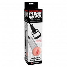 Вакуумная помпа Beginner's Pussy Pump водонепроницаемая с уплотнителем в виде вагины