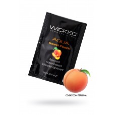 Лубрикант WICKED AQUA Sweet Peach  со вкусом спелого персика 3 мл