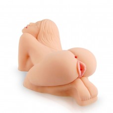 SARAH, мастурбатор с вибрацией мини кукла ротик+вагина+анус 